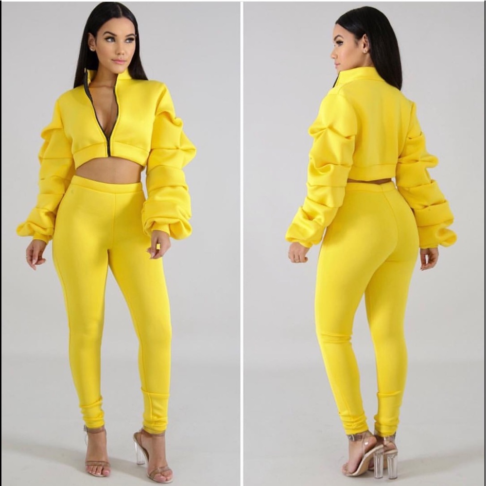 Sweet As Honey Pant Set